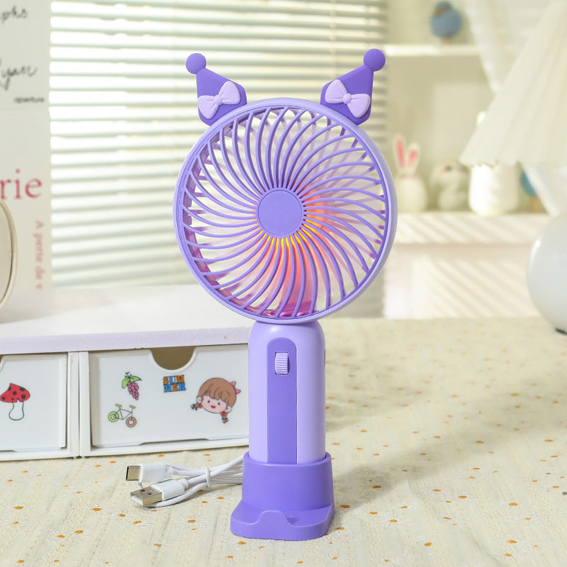 Ladies Portable Hand Fan with USB Connection and LED Lighting Kalsten