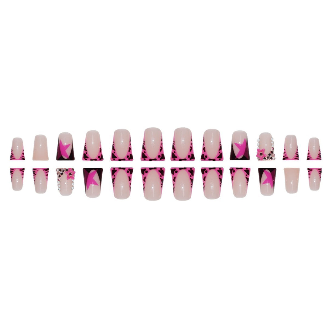 Thematic Star-Embellished Press-On Nail Extensions Kalsten