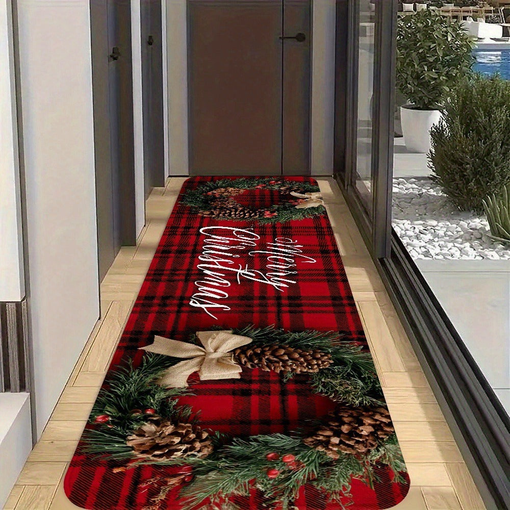 Holiday-Themed Long Indoor Runner Mat Kalsten