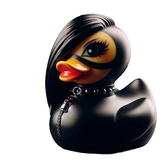 Decorative rubber duck with stylish haircut Kalsten