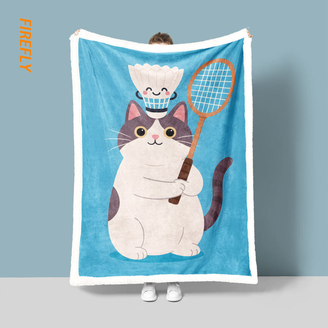 Fun Cartoon Cat Blanket