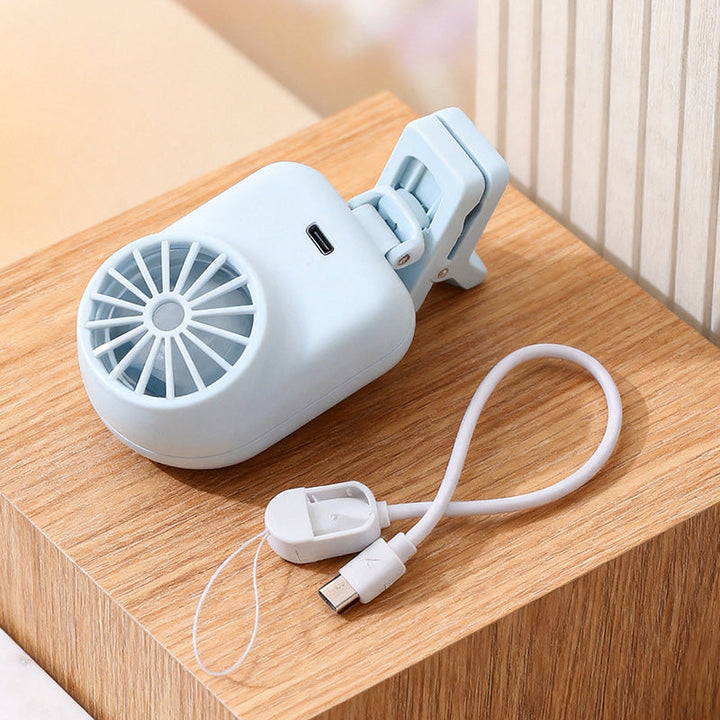 Women's Portable Clip Fan with USB Charging Option and Outstanding Flexibility Kalsten
