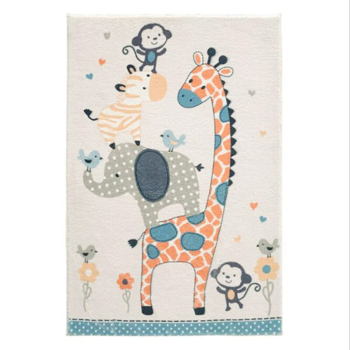 Cute Bunny-Themed Decorative Area Rug