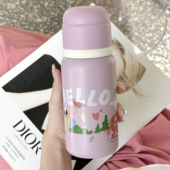 Women's Insulated Bottle with Cheerful Animal Design Kalsten