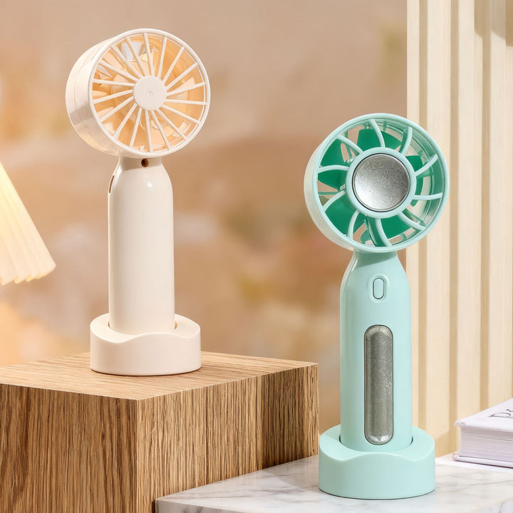 Ladies Portable Hand Fan with USB Charging Port Kalsten
