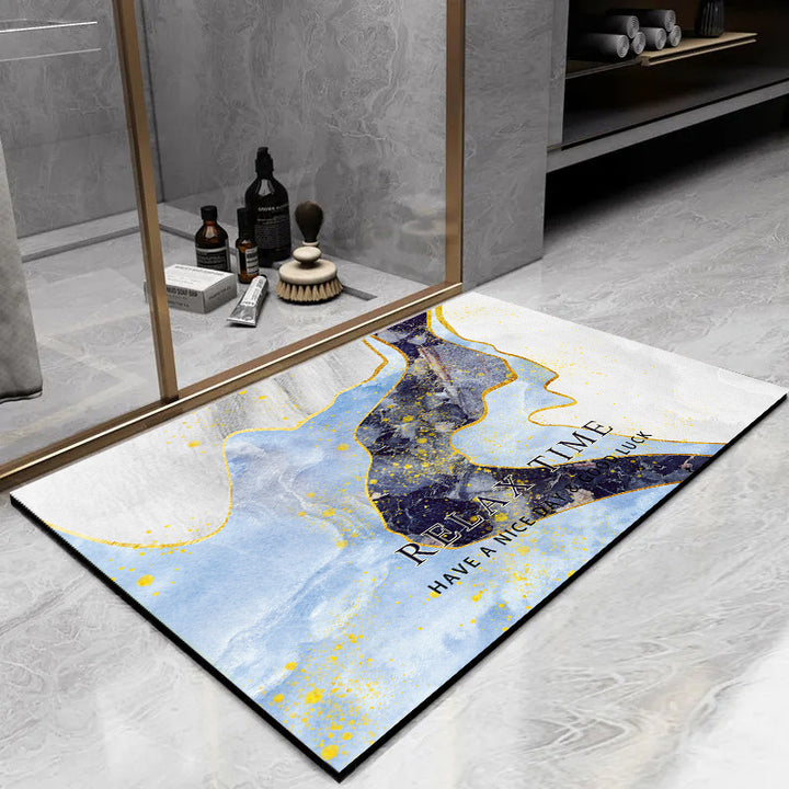 Artistic Printed Bath Mat