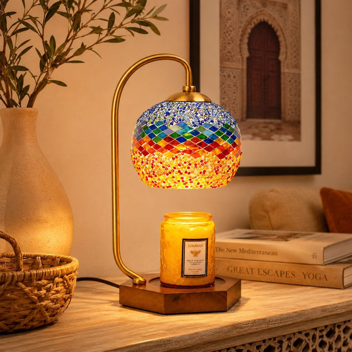 Mosaic Glass Table Lamp