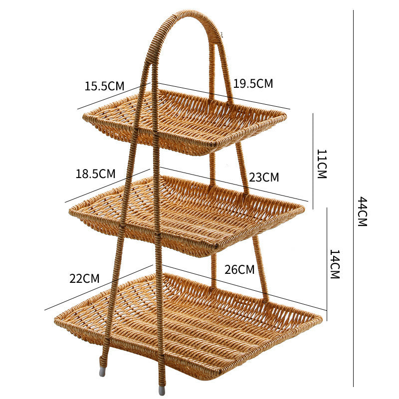 Handcrafted Woven Serving Basket Kalsten
