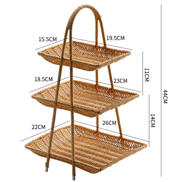 Handcrafted Woven Serving Basket Kalsten