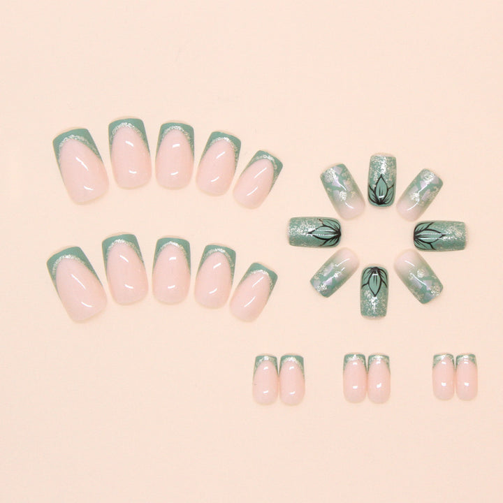 Decorative Floral Nail Art Extensions Kalsten