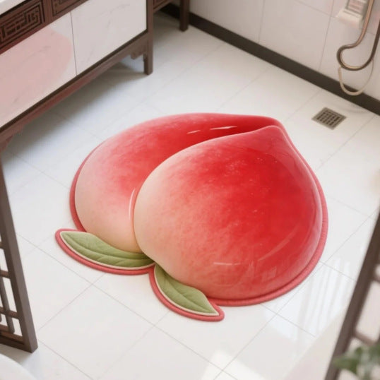 Rabbit-shaped Plush Rug