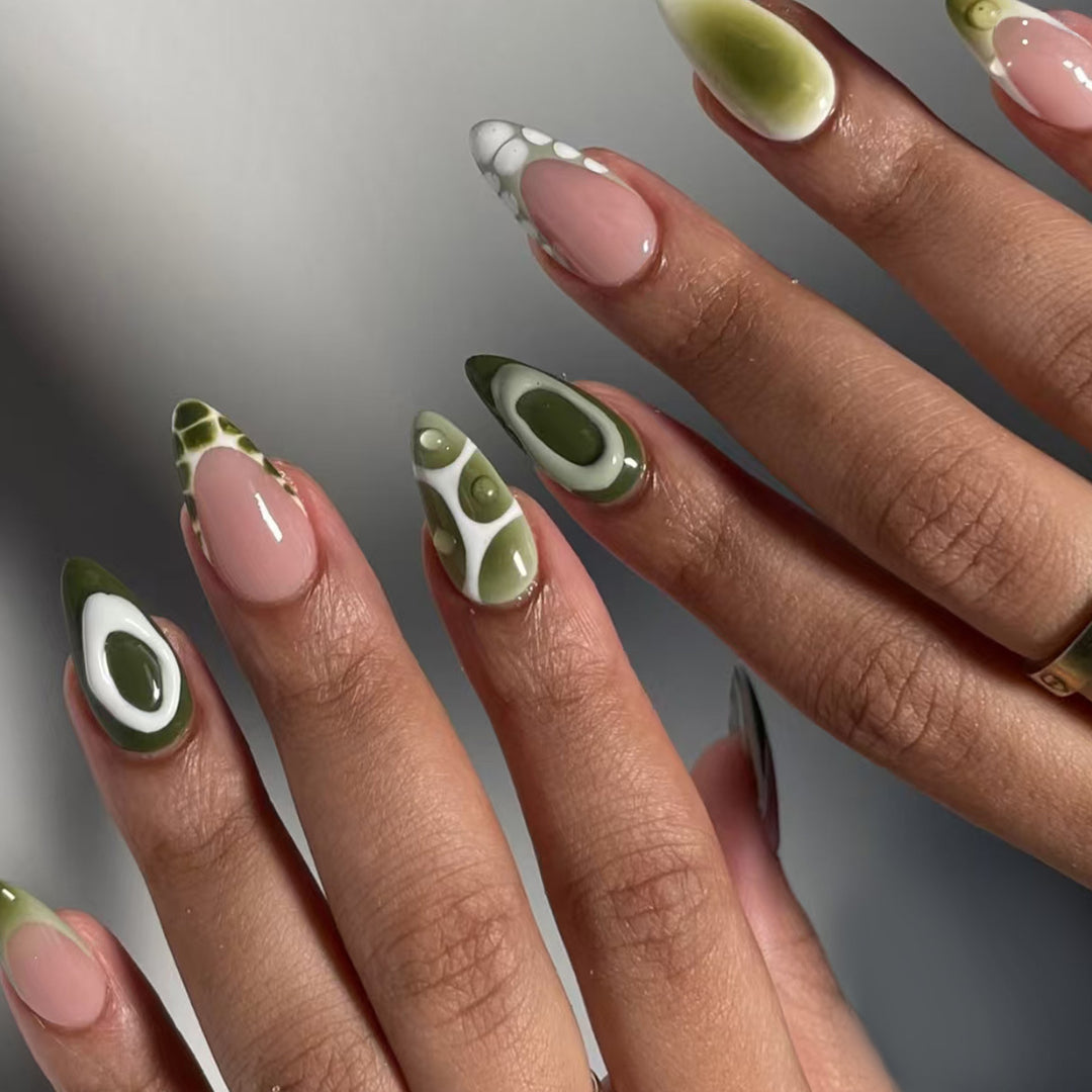 Abstract Art Tip Press-On Nail Set Kalsten