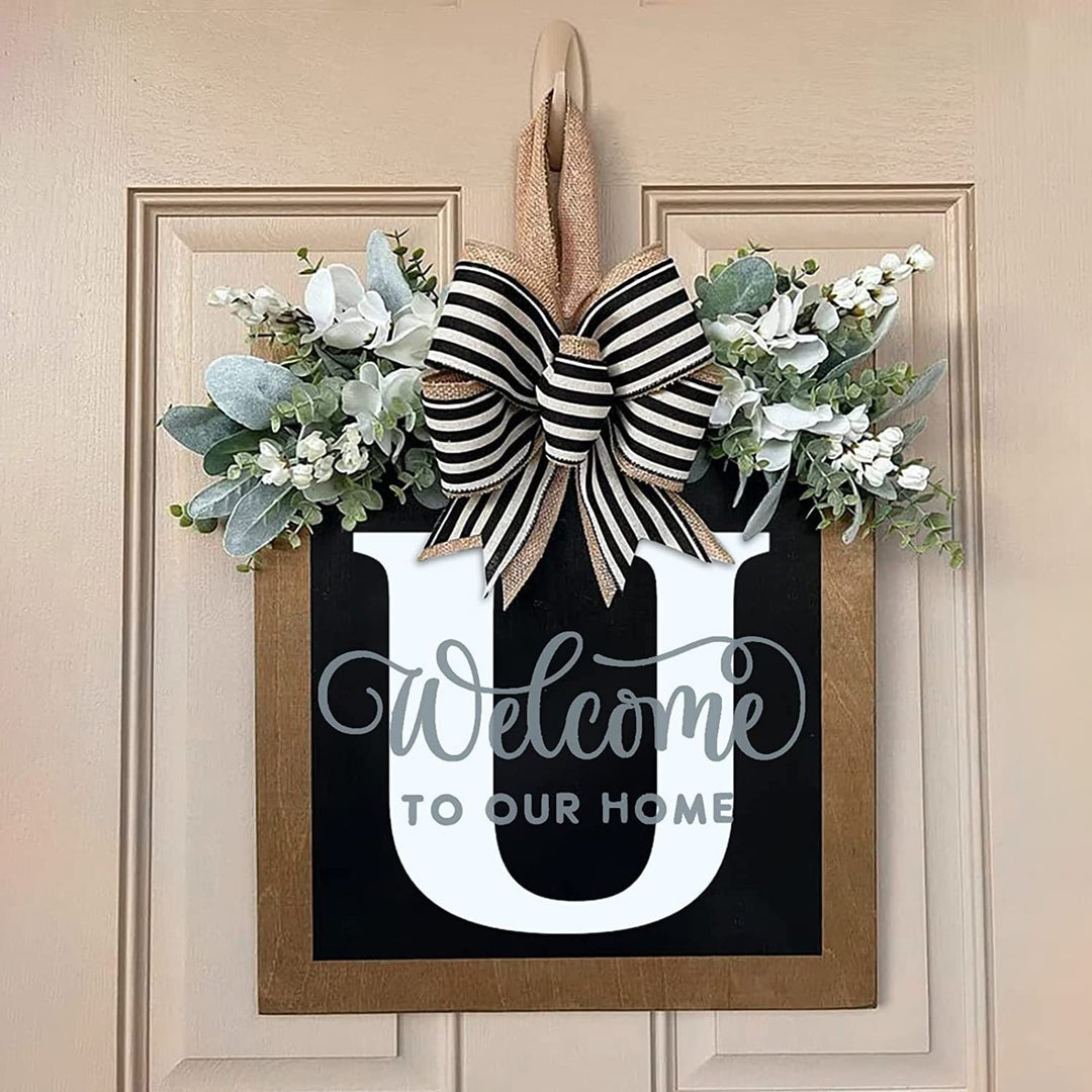 Customizable Welcome Door Sign