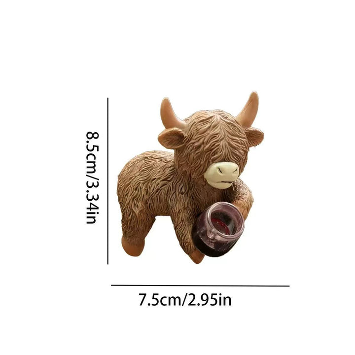 Decorative Highland Cattle Figure Kalsten