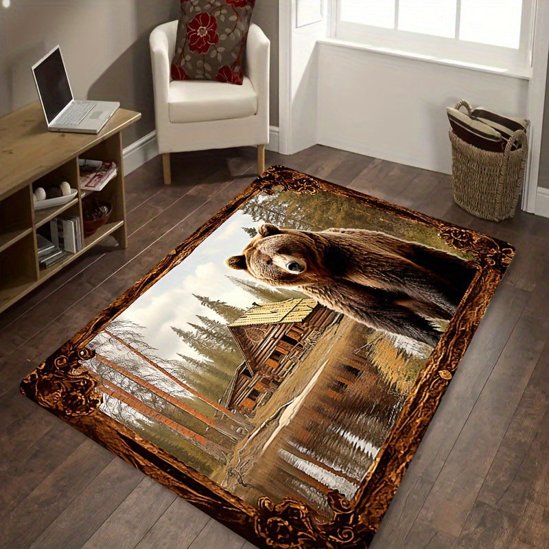 Bear-Themed Area Rug