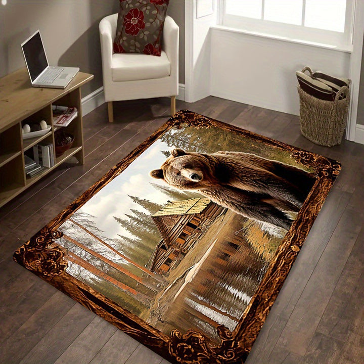 Bear-Themed Area Rug
