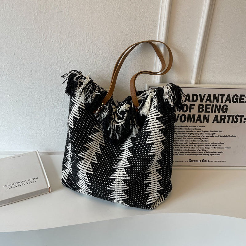 Bohemian Handwoven Tote Bag