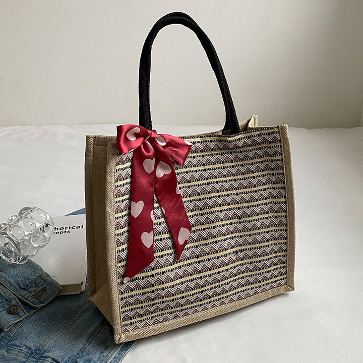 Decorative Patterned Tote Bag