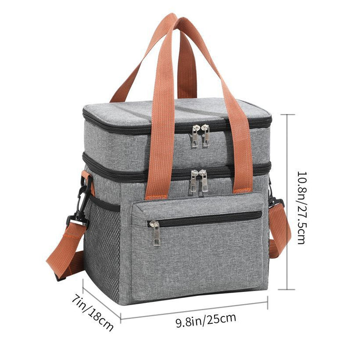 Multi-Compartment Insulated Food Storage Tote Kalsten