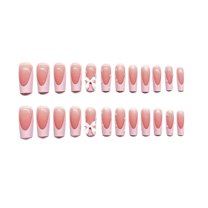 Decorative Bow Accent Press-On Nails Kalsten