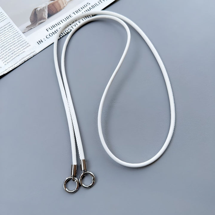 Premium Double-Ring Leather Lanyard Kalsten