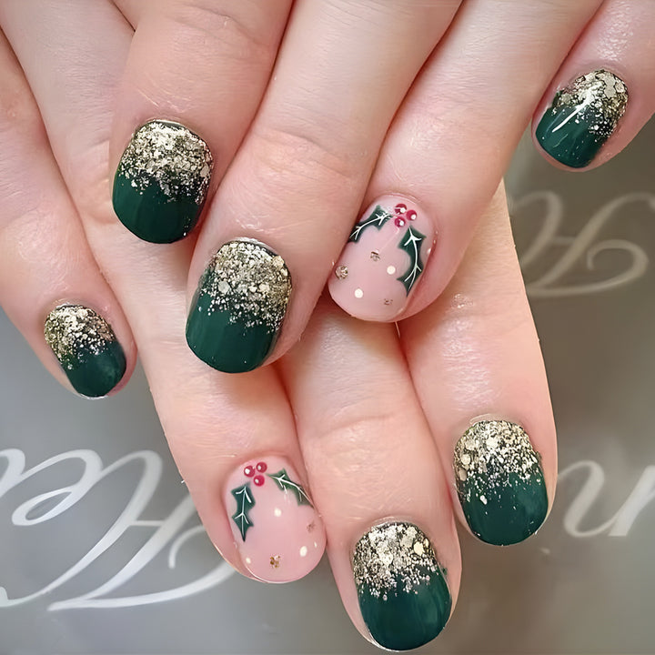 Festive Holiday Nail Art Set Kalsten
