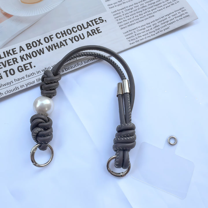 Elegant Knotted Leather Keychain Holder Kalsten