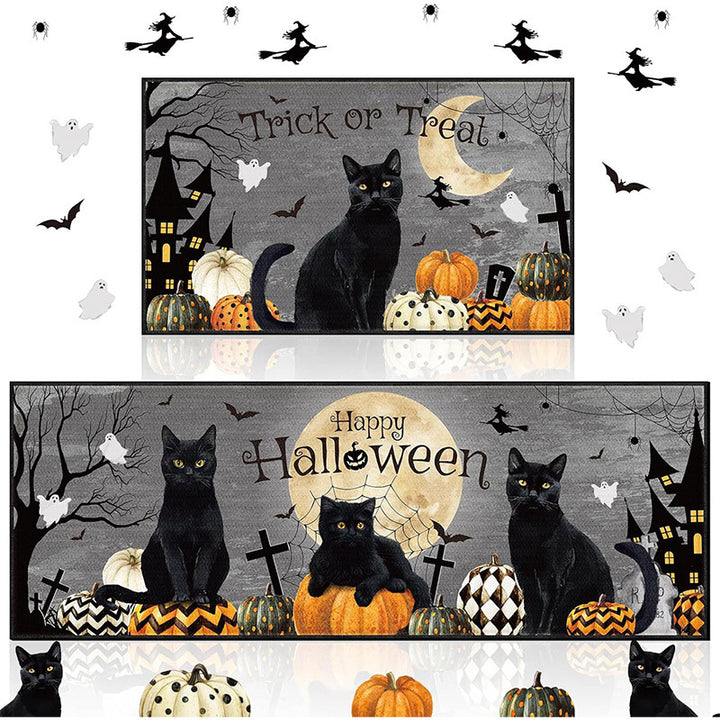 Halloween-Themed Decorative Mat