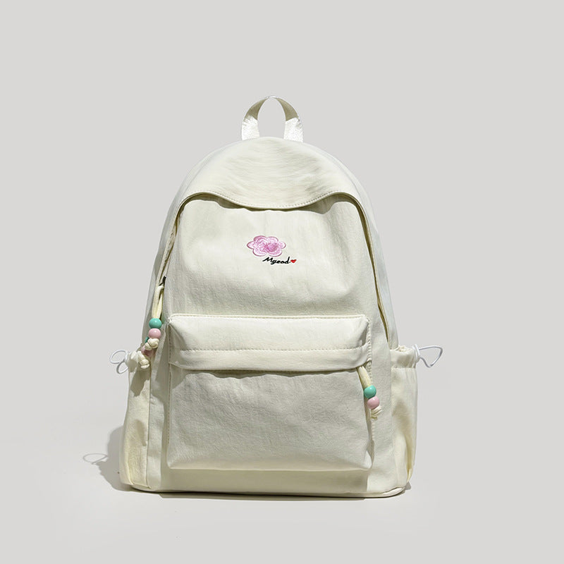 Elegant Floral Embellished Backpack Kalsten
