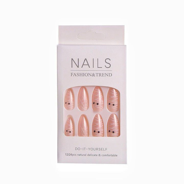 Artistic Halloween-Themed Press-On Nails Kalsten