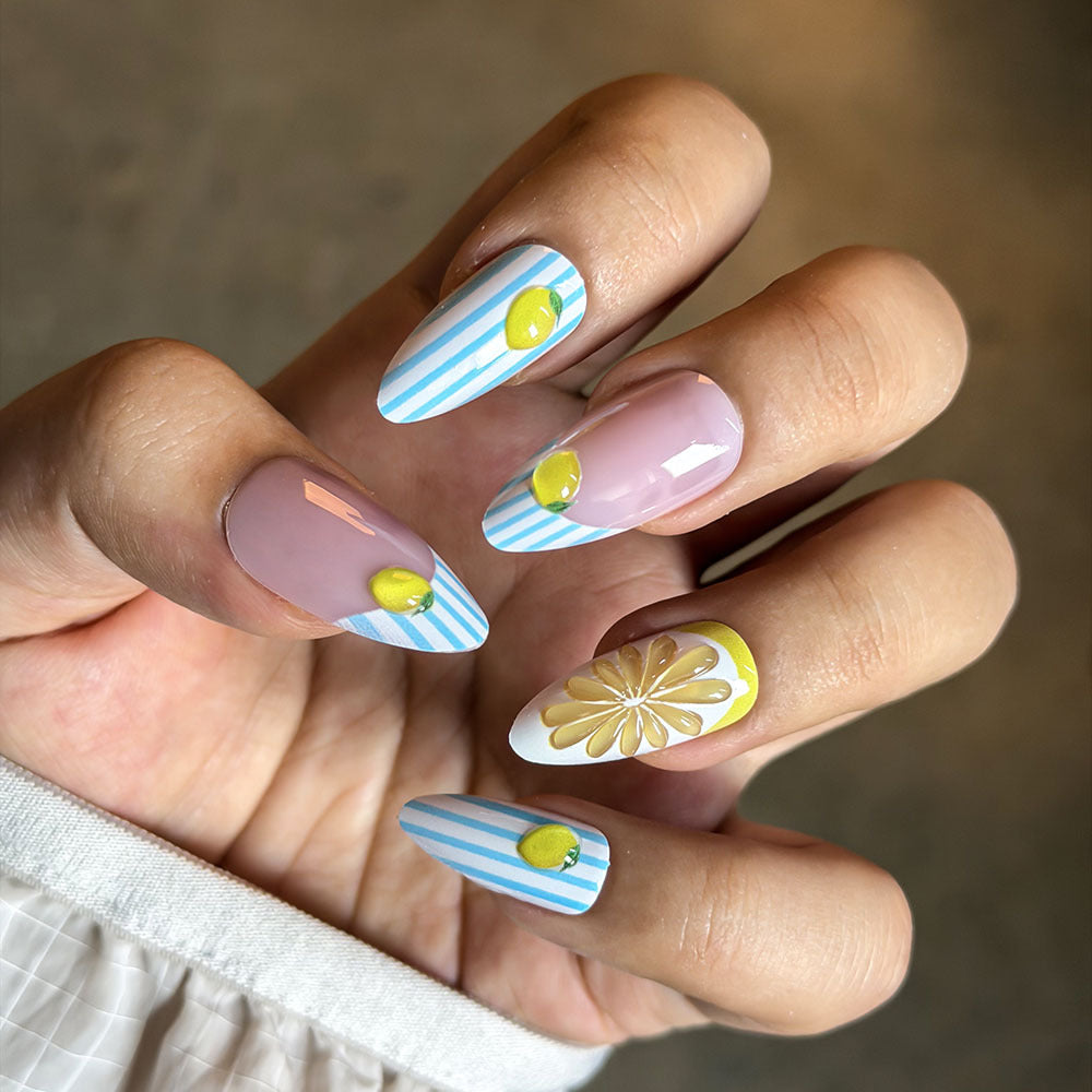 Elegant Artistic Press-On Nails Collection Kalsten