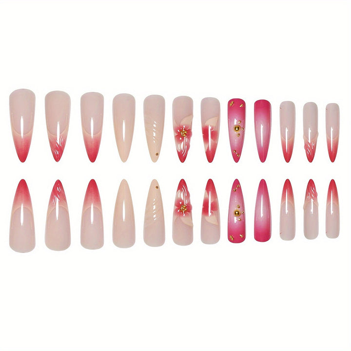 Decorative Press-On Nail Set Kalsten