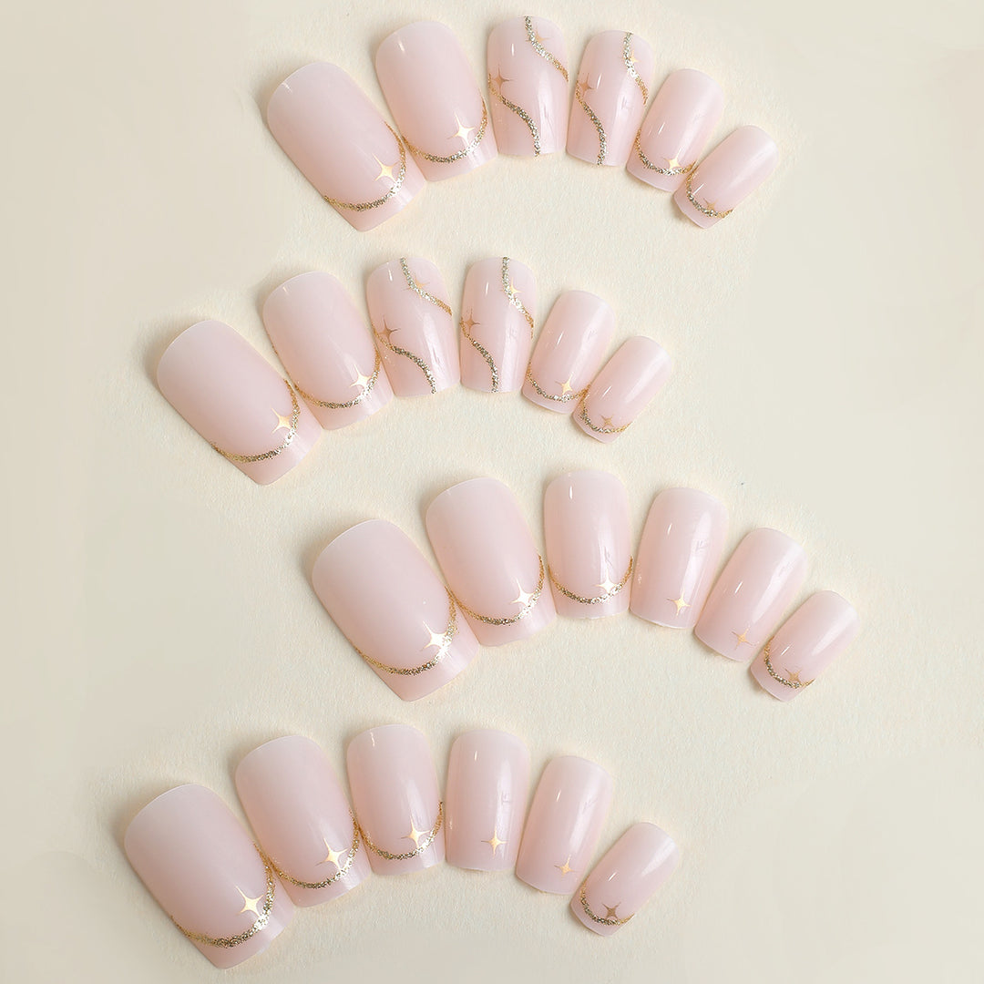 Elegant Press-On Nail Art Set Kalsten