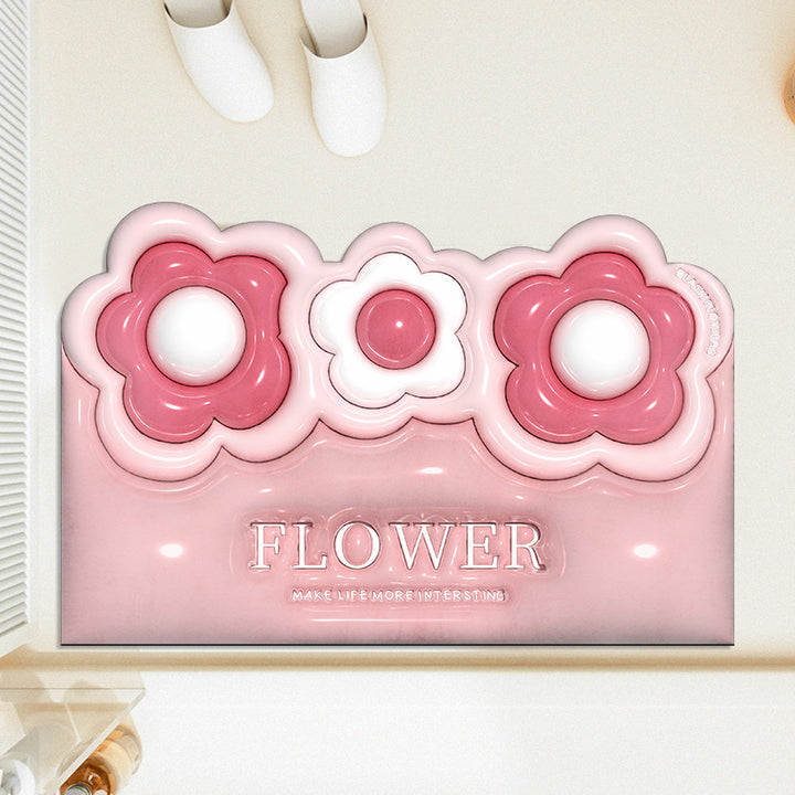 Decorative Floral Indoor Mat