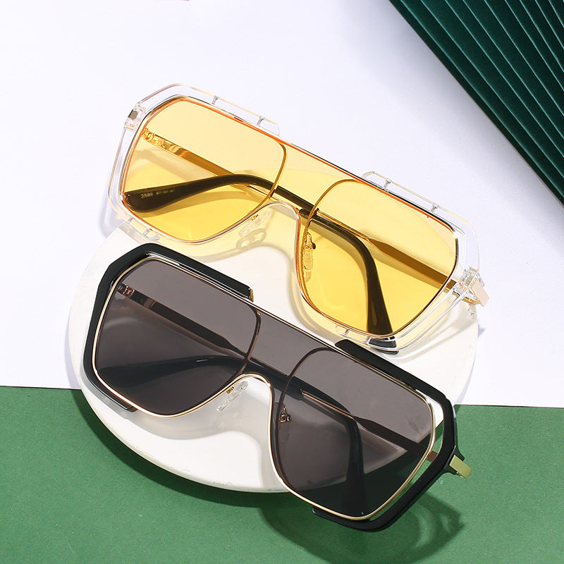 Statement Oversized Angular Sunglasses Kalsten