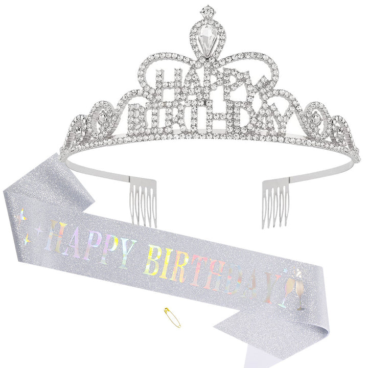 Women Funkenkrone with "Happy Birthday" lettering Kalsten