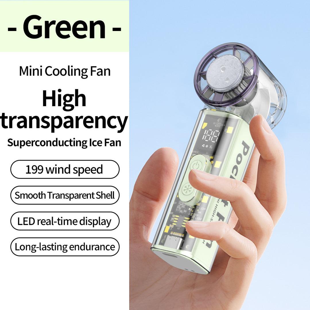 Unisex Pocket-Sized High-Speed Cooling Fan Kalsten