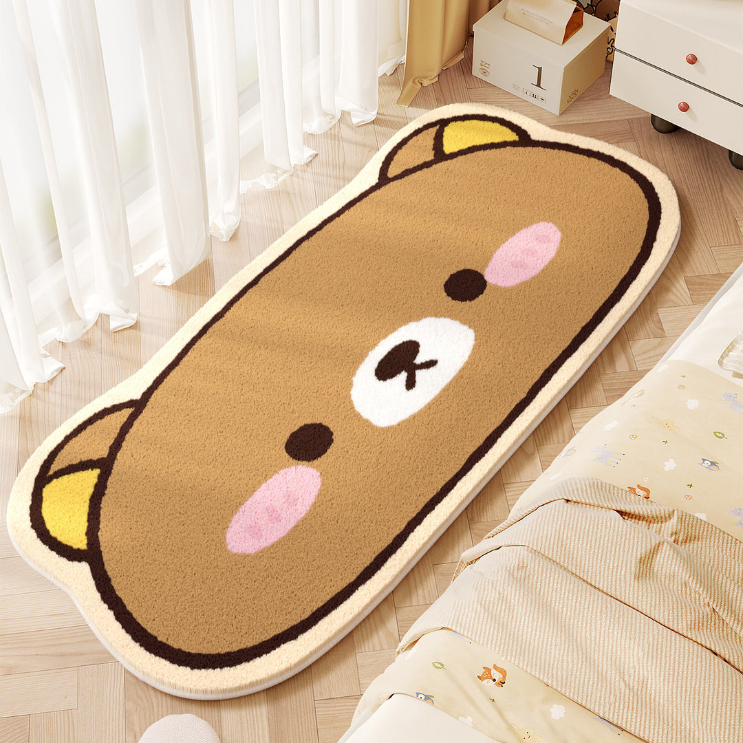 Cute Animals Theme Plush Bath Mat