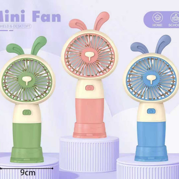 Unisex Handheld Fan with flexible design and integrated USB charging function Kalsten