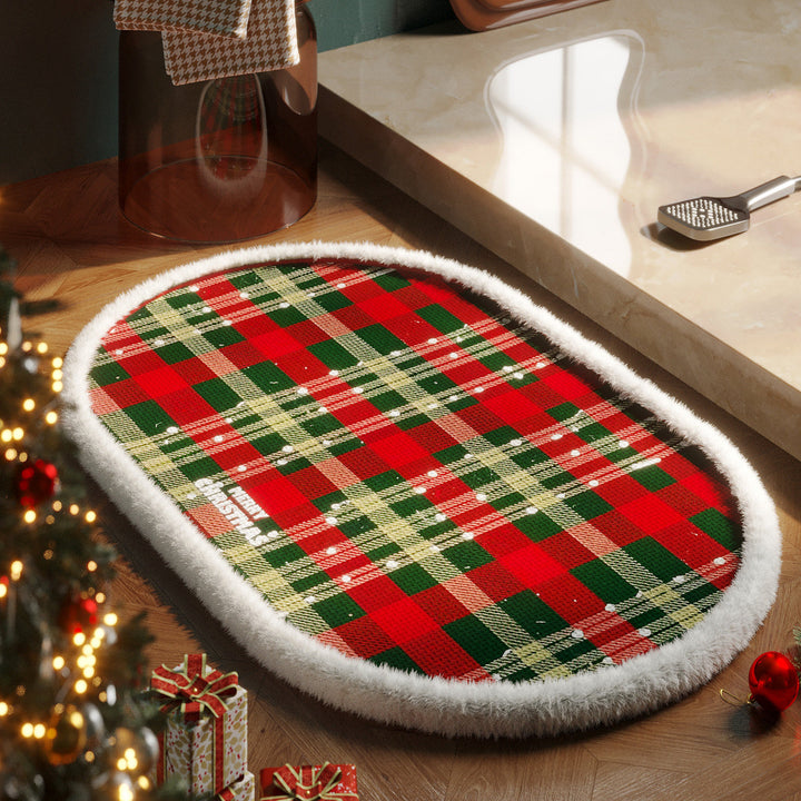 Cozy Holiday-Themed Bath Mat Kalsten