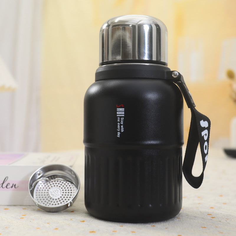 Ladies insulated bottle with removable tea strainer Kalsten