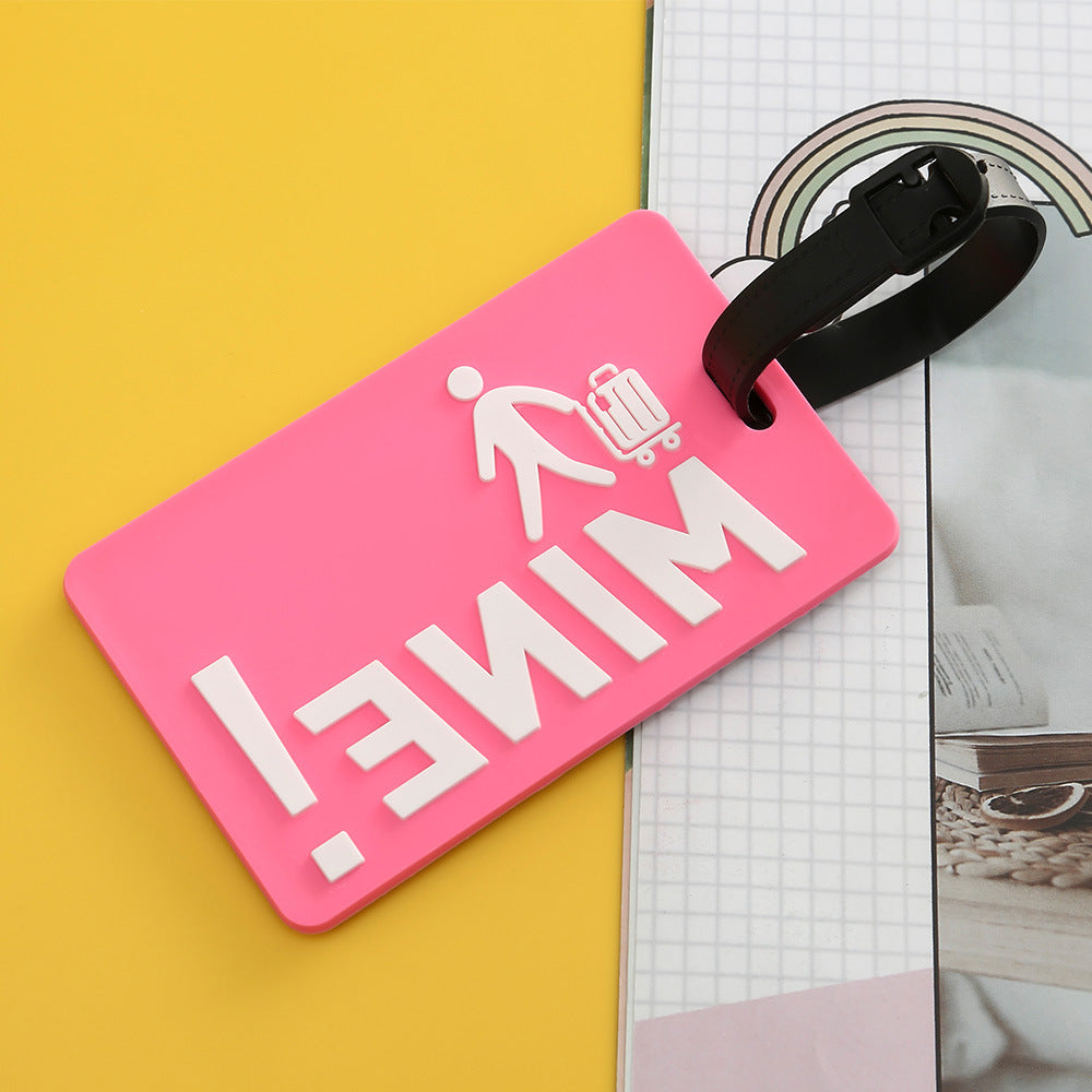 Unisex Luggage Tag with Motivating Holiday Message Kalsten