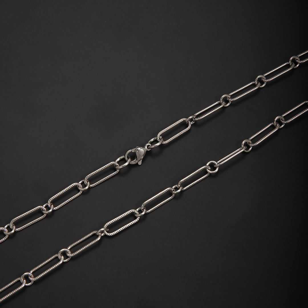 Elegant Open Link Chain Necklace Kalsten