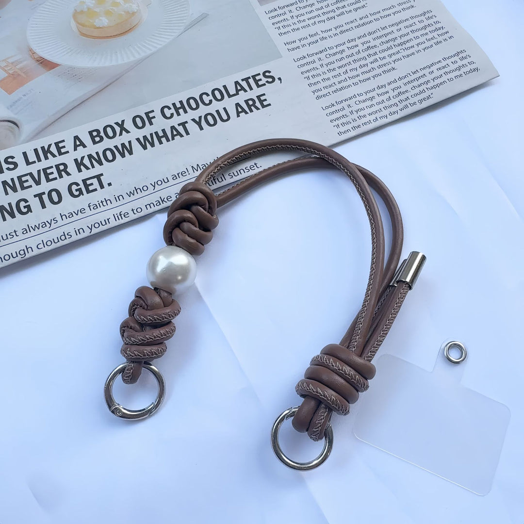 Elegant Knotted Leather Keychain Holder Kalsten