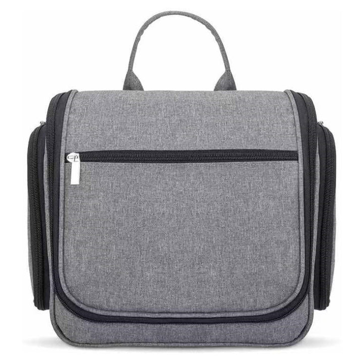 Elegant cosmetic bag with hanging hook and versatile compartments Kalsten