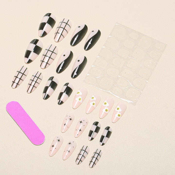 Unique Artistic Press-On Nail Set