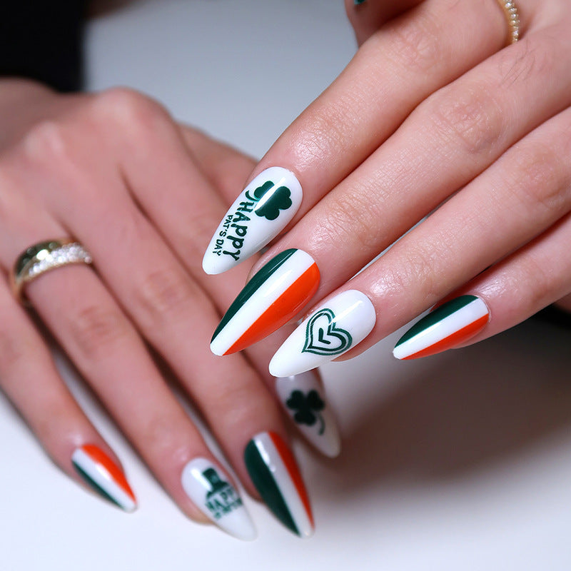 Trendy Nail Art in Irish Style Kalsten