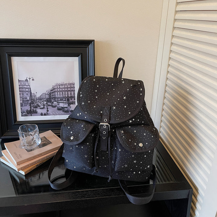 Starry Print Backpack