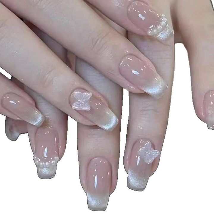 Elegant Butterfly Nail Art Extensions