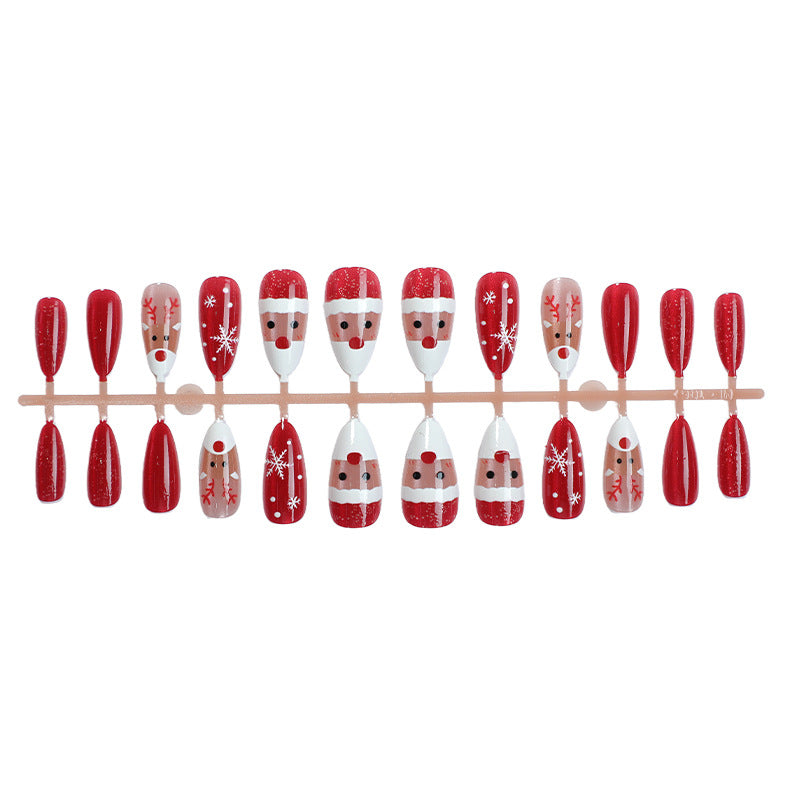 Holiday-Themed Press-On Nail Art Set